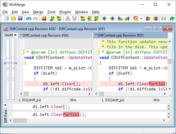 חלון השוואת קבצים