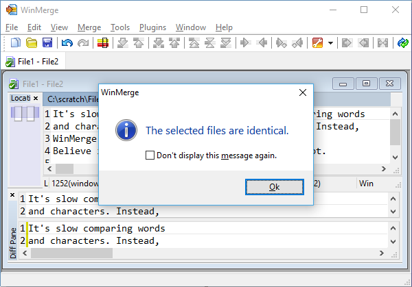 WinMerge 2.16.33 download the last version for windows